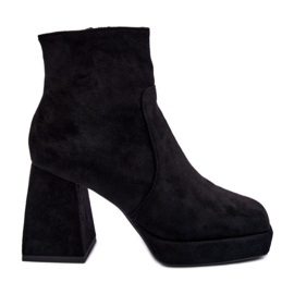 Støvler Model Abnous NS293P Sort - Step in style