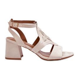 Sandaler Model Eleriva N24-028 Beige - Step in style