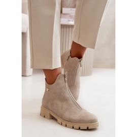 Step in style Støvler Model Verietta RMR23123-11 Guld - Træd med stil