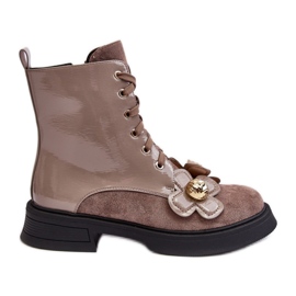 Step in style Støvler Model Da MR870-76 Grå/Brun - Træd med stil