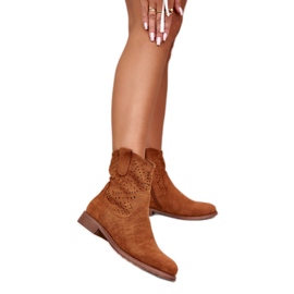 Step in style Støvler Model S.Barski HY42-135 Camel - Træd med stil brun