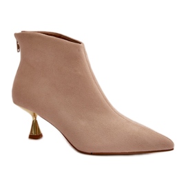 Støvler Model Terlena GP13 Beige - Step in style