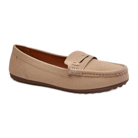 Step in style Mokkasiner Model Iramarie DF879 Lys Beige - Træd med stil