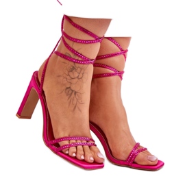 Step in style Sandaler Model Nessy H8-508 Fuchsia - Træd med stil lyserød