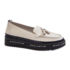 Step in style Mokkasiner Model Assetnima 24PB18-7176 Beige - Træd med stil
