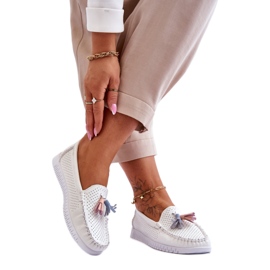 Step in style Mokkasiner Model Lanzarot 23PB08-5372 Hvid - Træd med stil