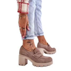 Sko Model Arabell 20125 Dark Beige - Step in style