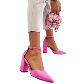 Step in style Pumper Model Lexie QA203P Fuchsia - Træd med stil lyserød