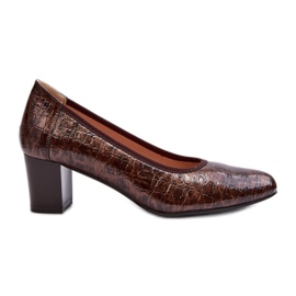 Step in style Pumper Model Cynania 58307 Brun - Træd med stil