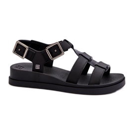 Step in style Sandaler Model Zaxy NN285007 Sort - Træd med stil
