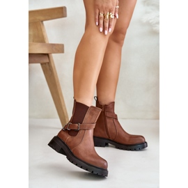 Step in style Chelsea-støvler Model Sergio Leone TR719-S Brun - Træd med stil