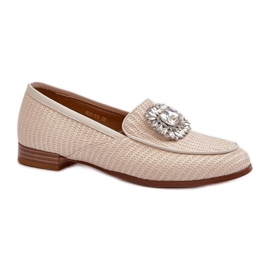 Step in style Moccasins Model Da MR38-676 Beige - Træd med stil