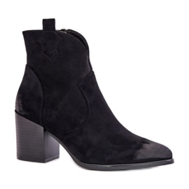 Step in style Støvler Model Vinceza 58345 Sort - Træd i stil