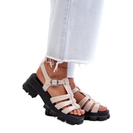 Step in style Sandaler Model Zaxy NN285040 Lys Beige - Træd med stil