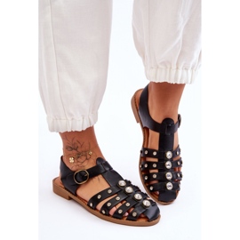 Step in style Sandaler Model Ascot G-13 Sort - Træd med stil