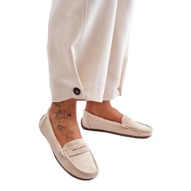 Mokkasiner Model Lenvie FT245 Beige - Step in style
