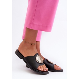 Step in style Sandal Flip-flops Model Rivashea KK-730 Sort - Træd med stil