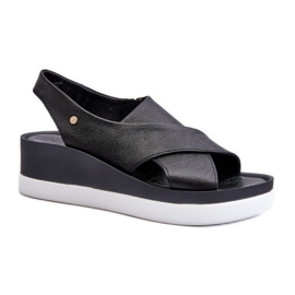 Step in style Sandaler Model Zazoo 40256 Sort - Træd med stil