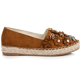Marquiz Slip-on sko med dekorationer brun