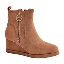 Step in style Støvler Model Leretha YY-78 Camel - Træd med stil brun