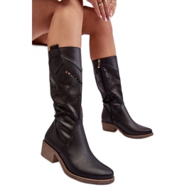 Step in style Støvler Model Sierra 4043 Sort - Træd med stil