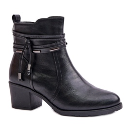 Step in style Støvler Model Lobina ASA128-37 Sort - Træd i stil