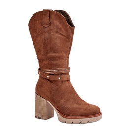 Step in style Støvler Model Ivanelis ASA254-4 Camel - Træd med stil brun