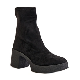 Step in style Støvler Model S.Barski HY42-739 Sort - Træd med stil
