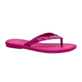 Zaxy Fuchsia flade flip-flops til kvinder lyserød