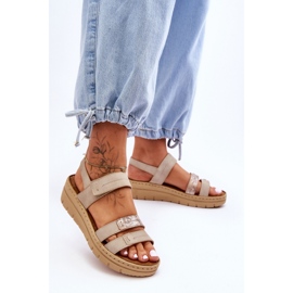 Step in style Sandaler Model Fresh Look 23-46011 Beige - Træd i stil