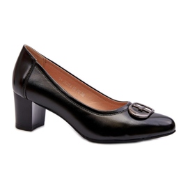 Elegante pumps fra mærket Vinceza Black sort