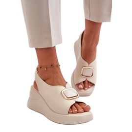 Sandaler Model Salvania 24SD08-6865 Beige - Step in style