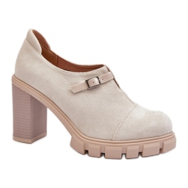 Sko Model Tauina ASA218-7 Beige - Step in style