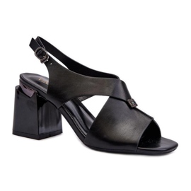 Step in style Sandaler Model Asellesa 62111 Sort - Træd i stil