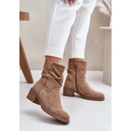 Støvler Model Zinanya 1249 Beige - Step in style