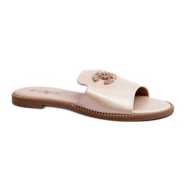 S.Barski KV27-050 Guld flip-flop sandal gylden