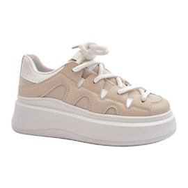 Sportssko Model Vinali 55-22 Beige - Step in style