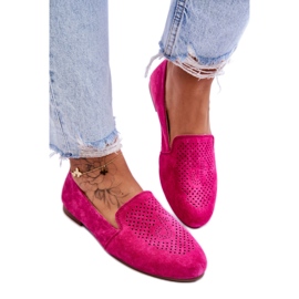 Mokkasiner Model LR29515 Fuchsia lyserød
