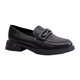 Mokkasiner med dekoration Vinceza Black sort