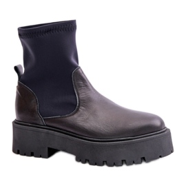Slip-on ankelstøvler Zazoo Sort model