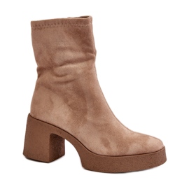 S. BARSKI Isolerede damestøvler S.Barski, beige