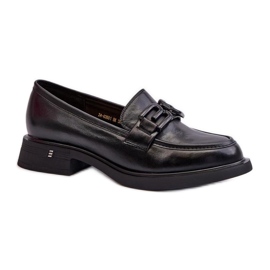 Damemokkasiner med dekorationer Vinceza 63501 sort