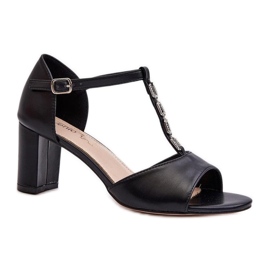 Sandaler med dekorationer 24SD98-7148 sort