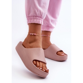 Sportsflip-flops til kvinder 24SD19-7564 pink lyserød