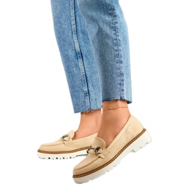 Damesko med dekoration GQ97BE, beige