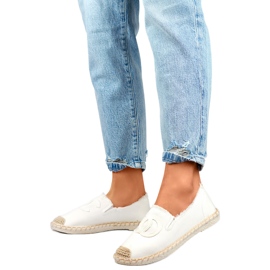 Espadriller Model 2202-8W Hvid - PRIMO