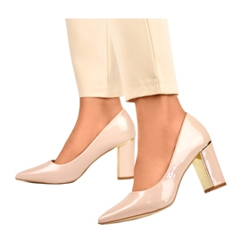 Damepatentpumper GD-DO112B-BE, beige