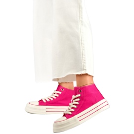 Platform sneakers BL507FU Pink lyserød