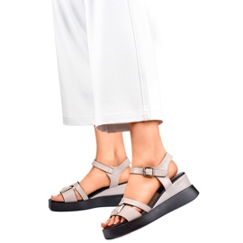Damesandaler GD-LH2001T Beige