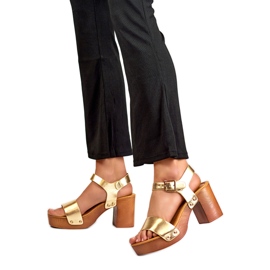 Model 3993GO Gold sandaler gylden